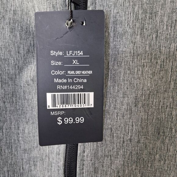 Leehanton Soft Shell Women's Jacket Gray Size XL New With Tags - Picture 10 of 16